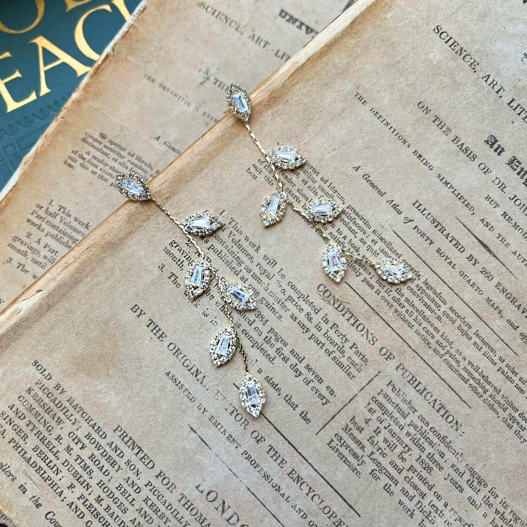 Estrid, Earrings in Gold