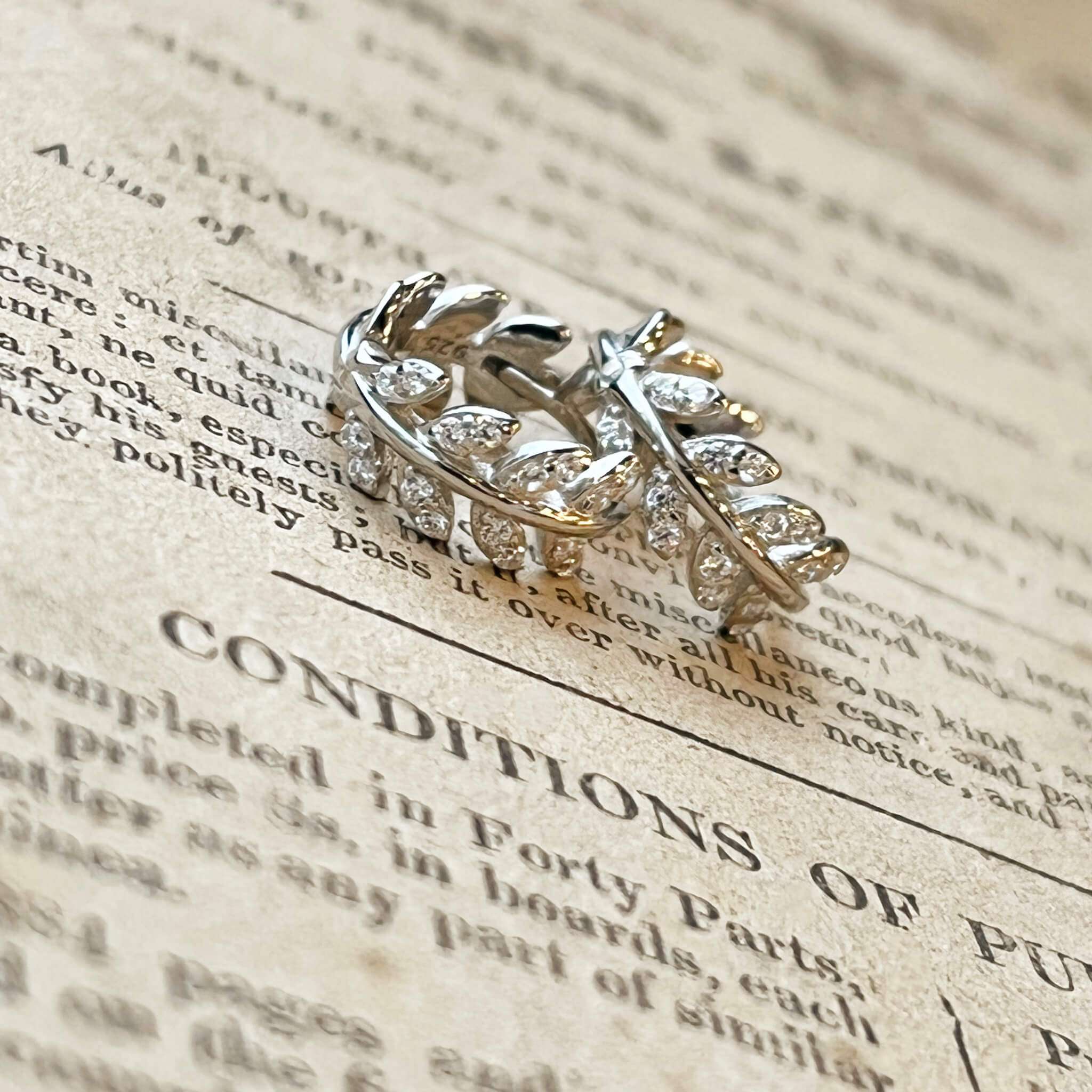 Jules Bridal - Loree, Silver Crystal Hoop Earrings