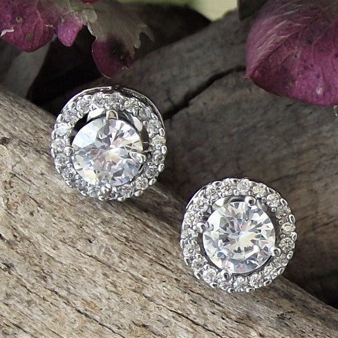Jules Bridal - Alanna, Crystal Pendant & Earrings Set