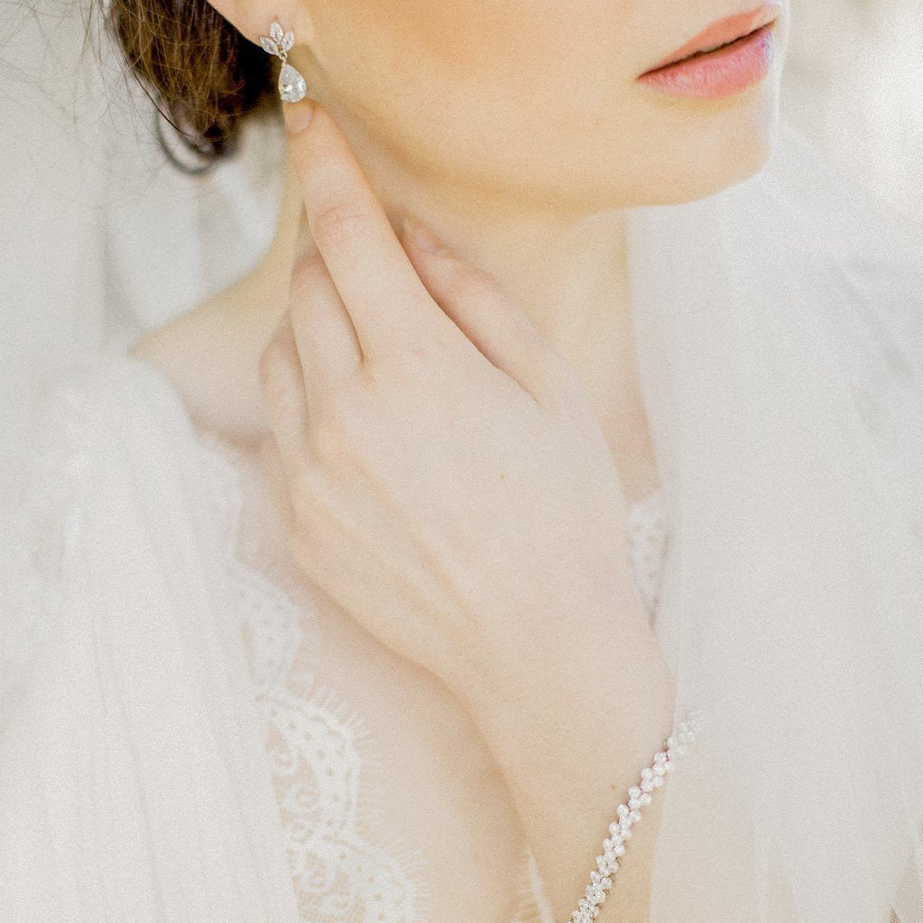 Jules Bridal - Anastasia, Silver and Crystal Bracelet