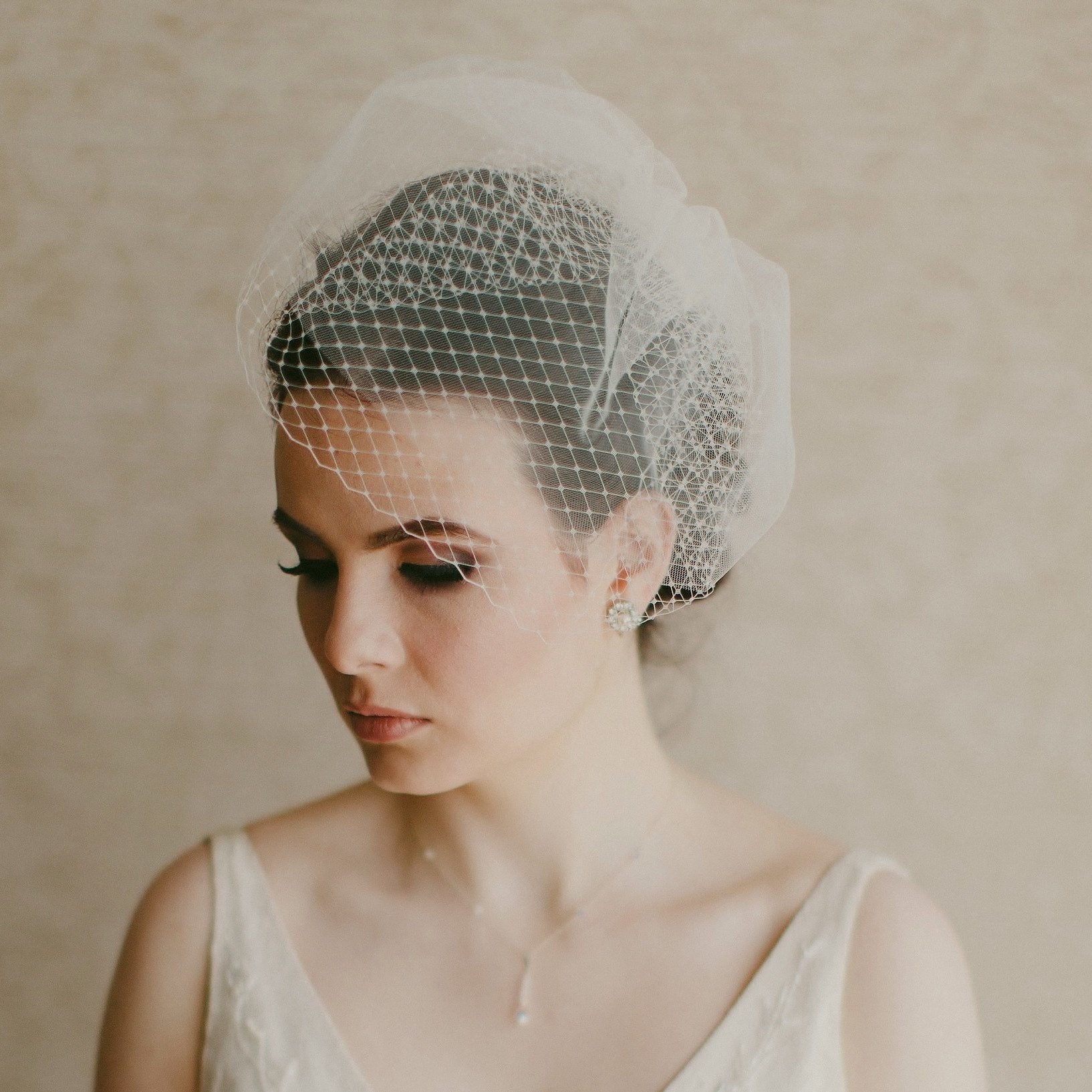 Jules Bridal - Annie, Double Birdcage Veil