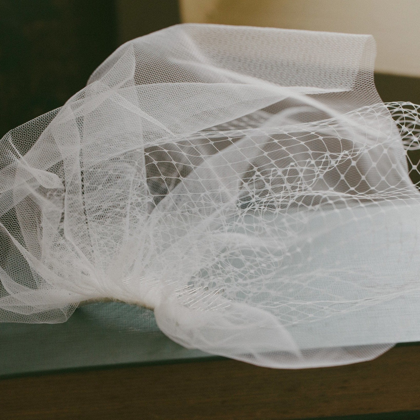 Jules Bridal - Annie, Double Birdcage Veil