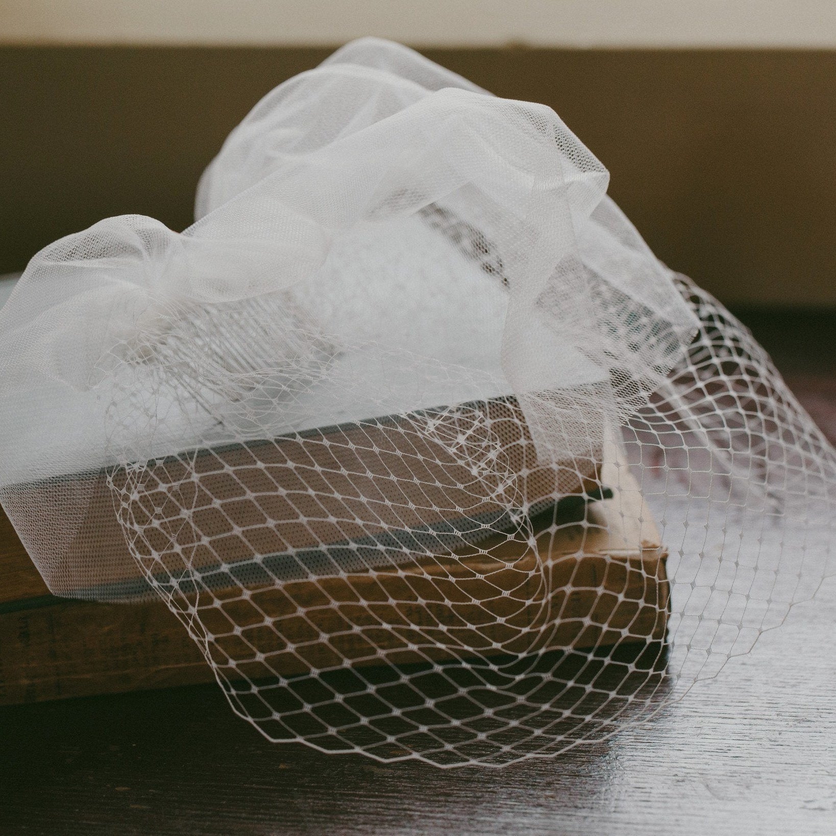 Jules Bridal - Annie, Double Birdcage Veil