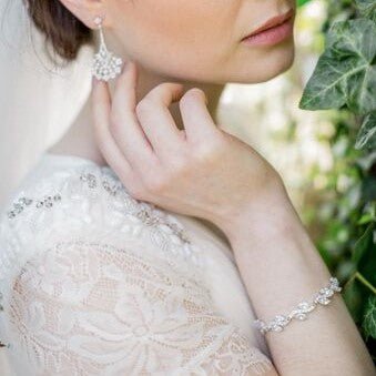 Jules Bridal - Davina, Crystal Silver Bracelet