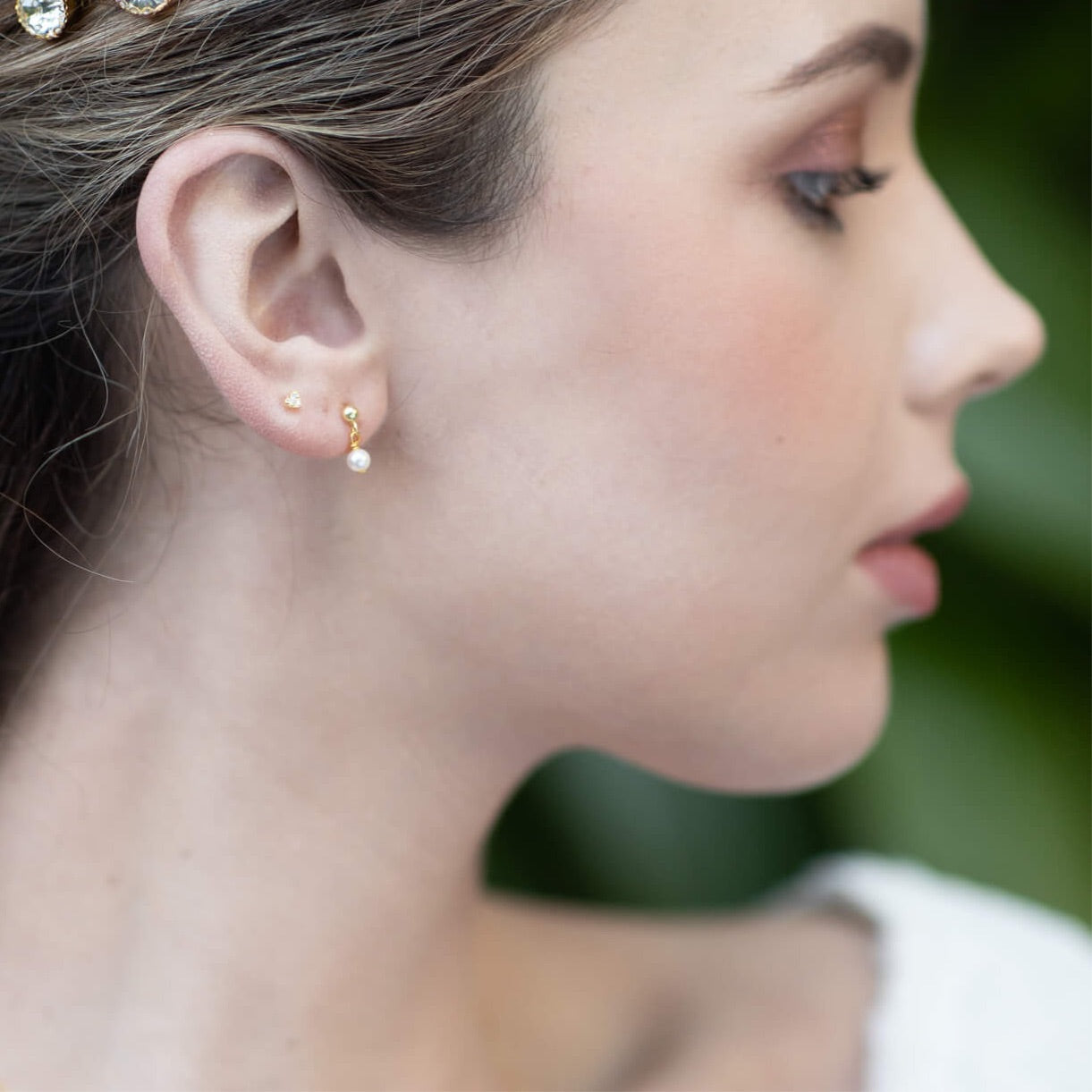 Jules Bridal - Mallaidh, Freshwater Pearl Drop Earrings
