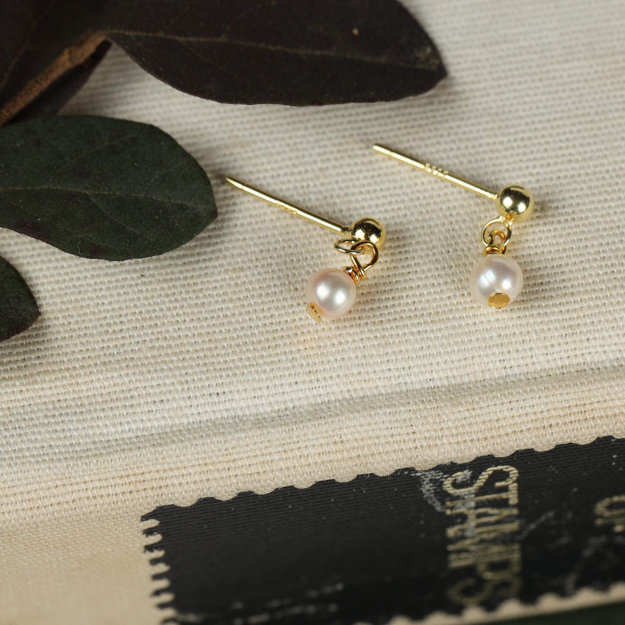 Jules Bridal - Mallaidh, Freshwater Pearl Drop Earrings