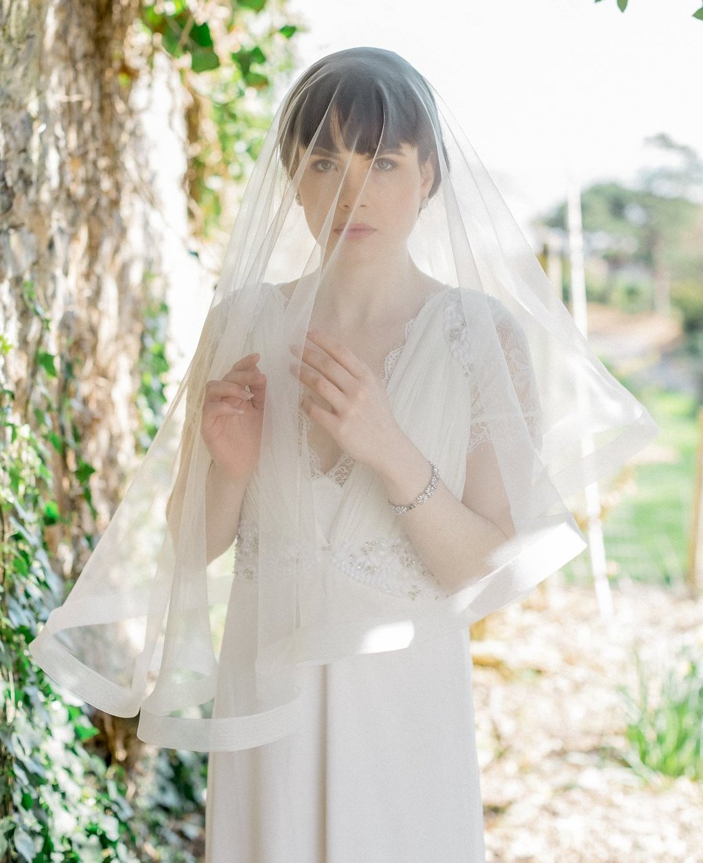 Jules Bridal - Rachel, Structured Double Tulle Veil