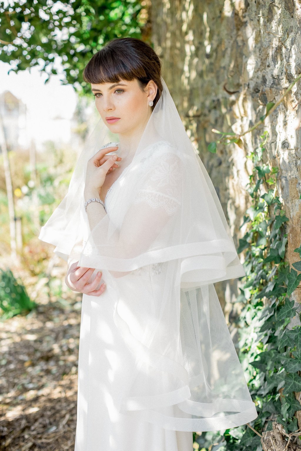 Jules Bridal - Rachel, Structured Double Tulle Veil