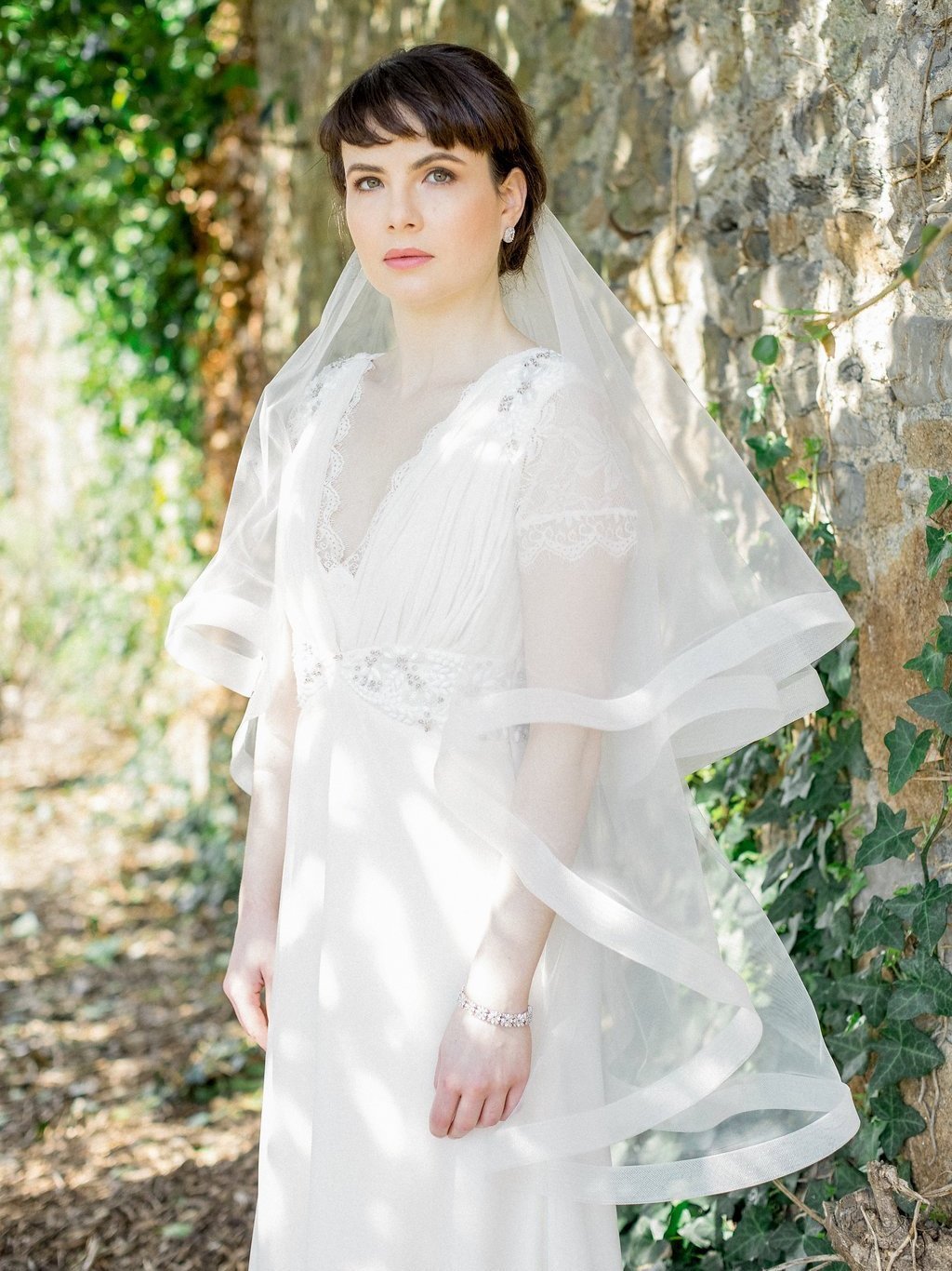 Jules Bridal - Rachel, Structured Double Tulle Veil