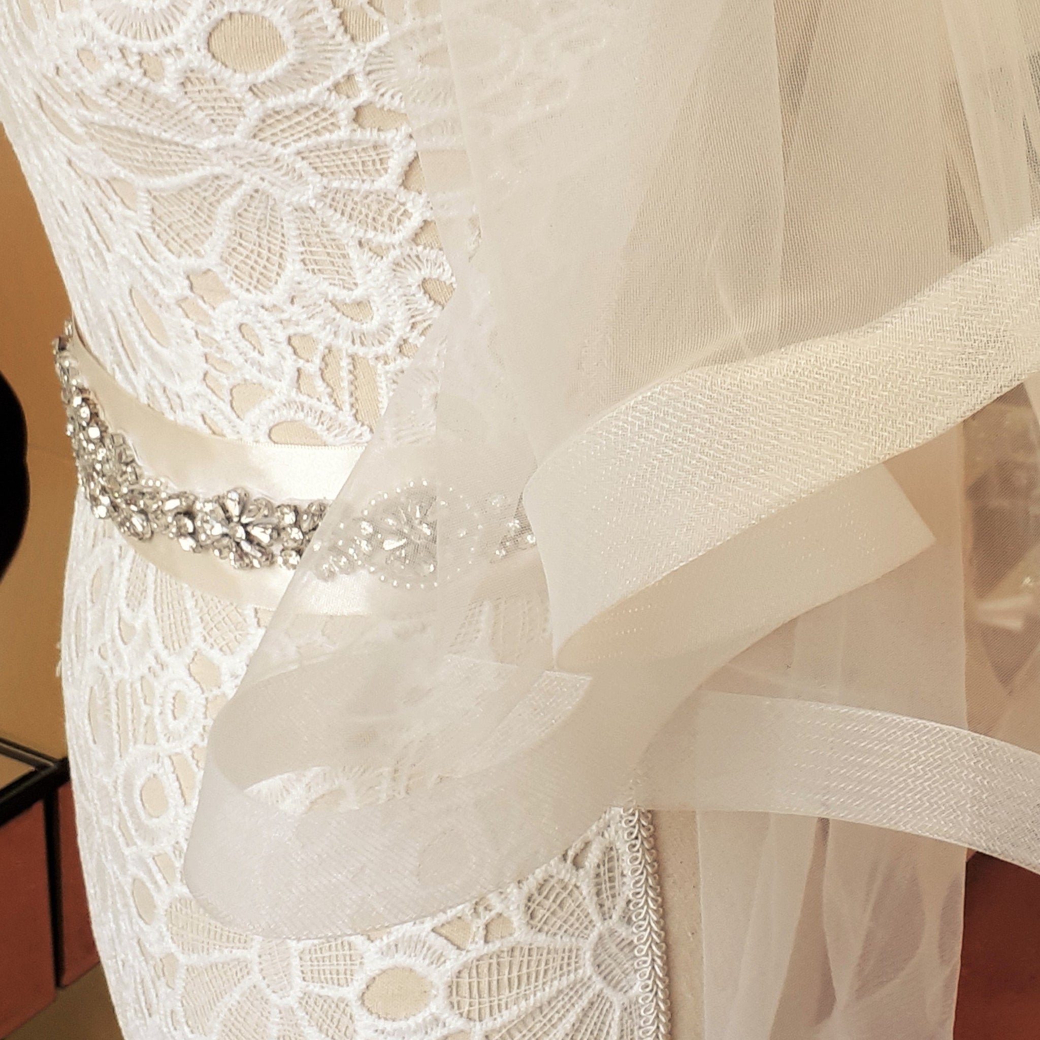 Jules Bridal - Rachel, Structured Double Tulle Veil