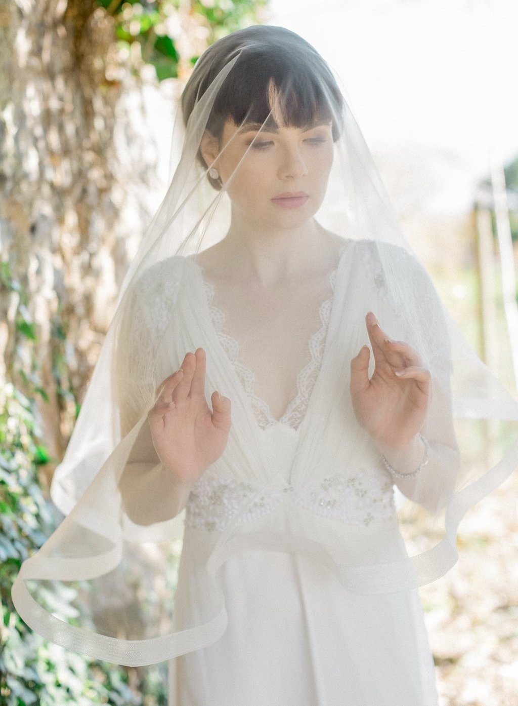Jules Bridal - Rachel, Structured Double Tulle Veil