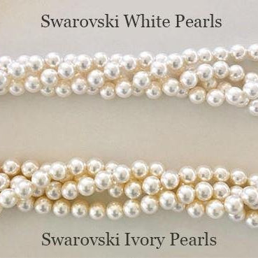 Ariel, Old Hollywood Style Crystal & Pearl Pendant Necklace