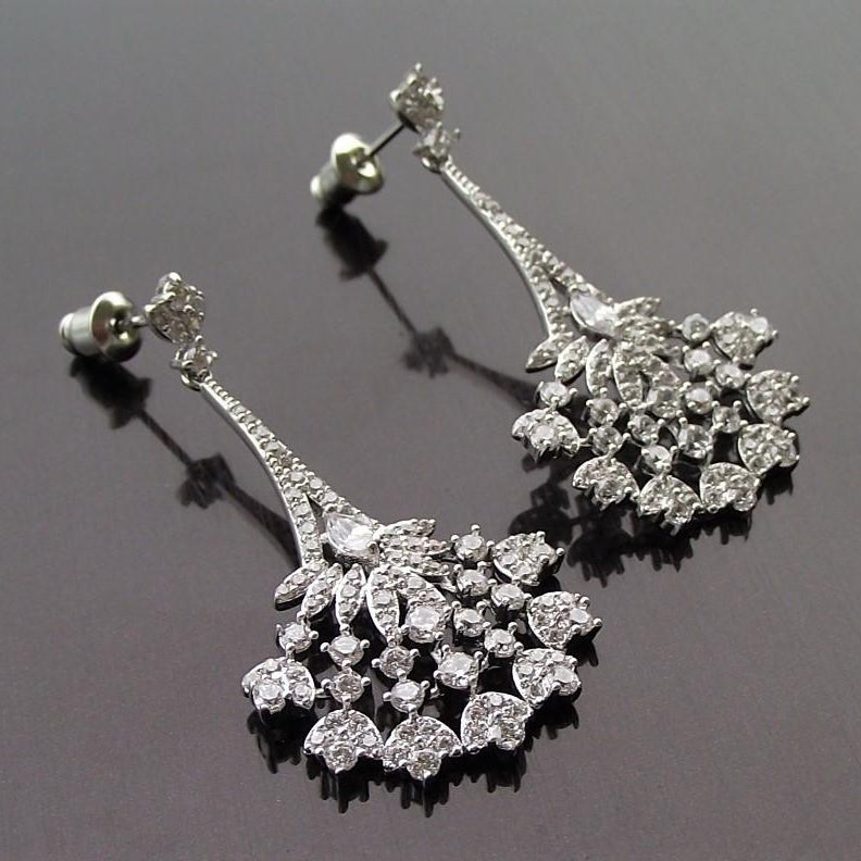 Jules Bridal - Valentine, Art Deco Style Earrings