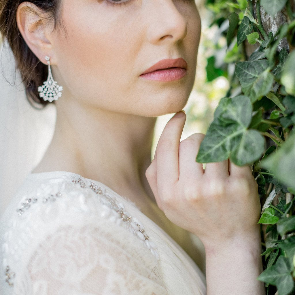Jules Bridal - Valentine, Art Deco Style Earrings