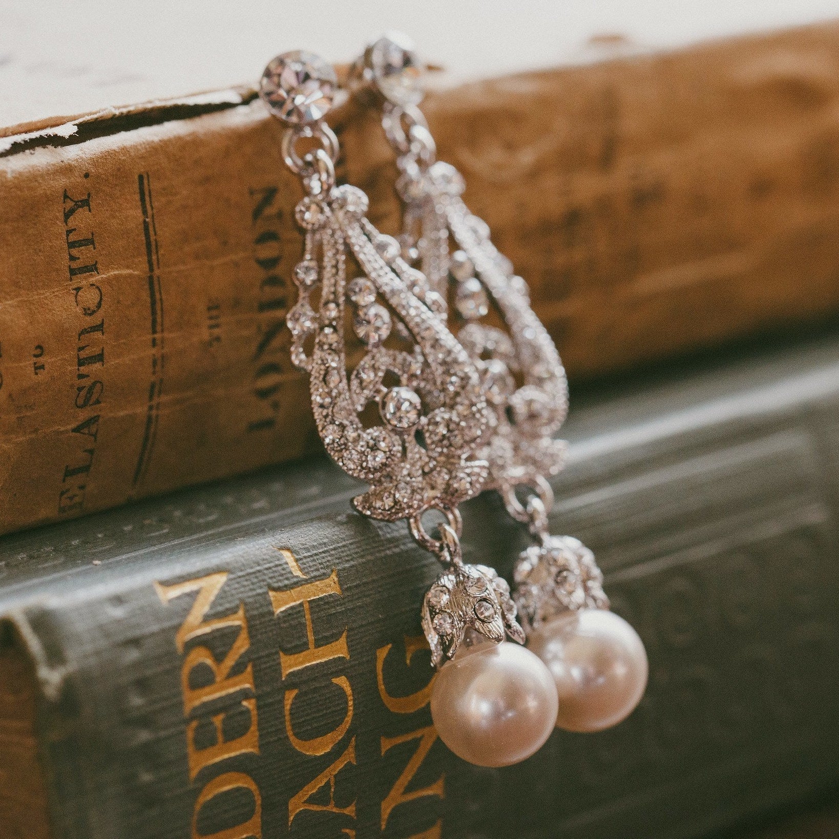 Jules Bridal - Marguerite, Clip-on Vintage Style Earrings Archival- Handmade Bride Review