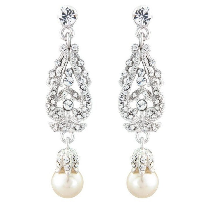 Jules Bridal - Marguerite, Clip-on Vintage Style Earrings Archival- Handmade Bride Review