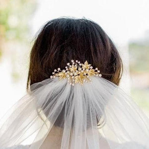 Introducing Our New Nature Inspired Gold Wedding Headpieces