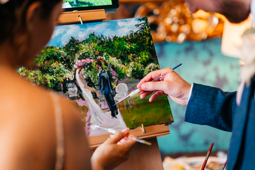 The Real Costs-Benefits of Hiring a Live Wedding Painter in Ireland