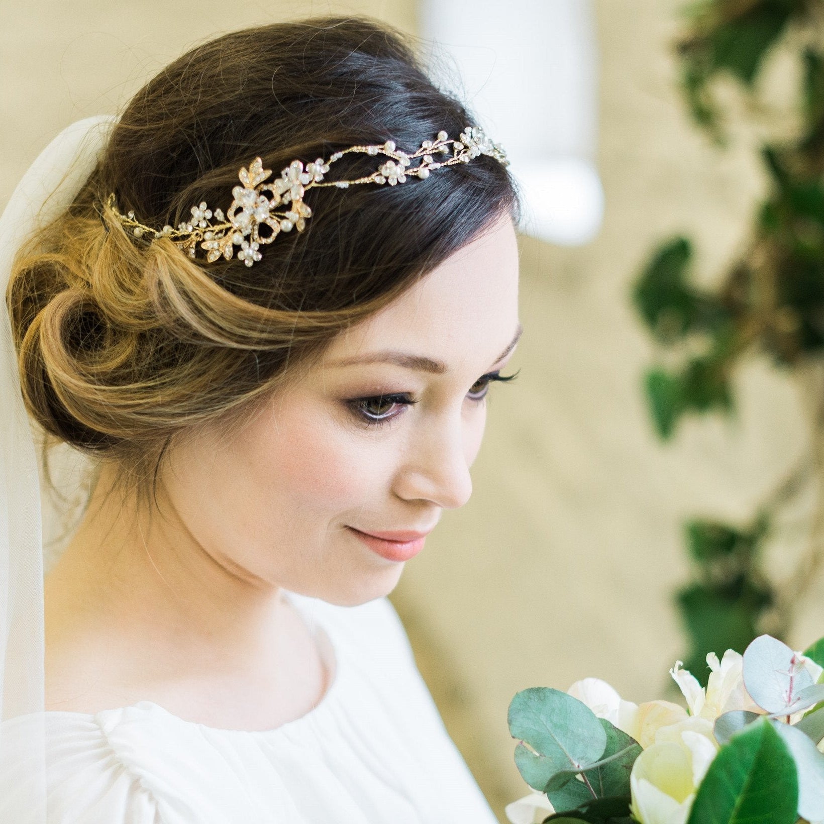 Bridal Crystal Hair Vine