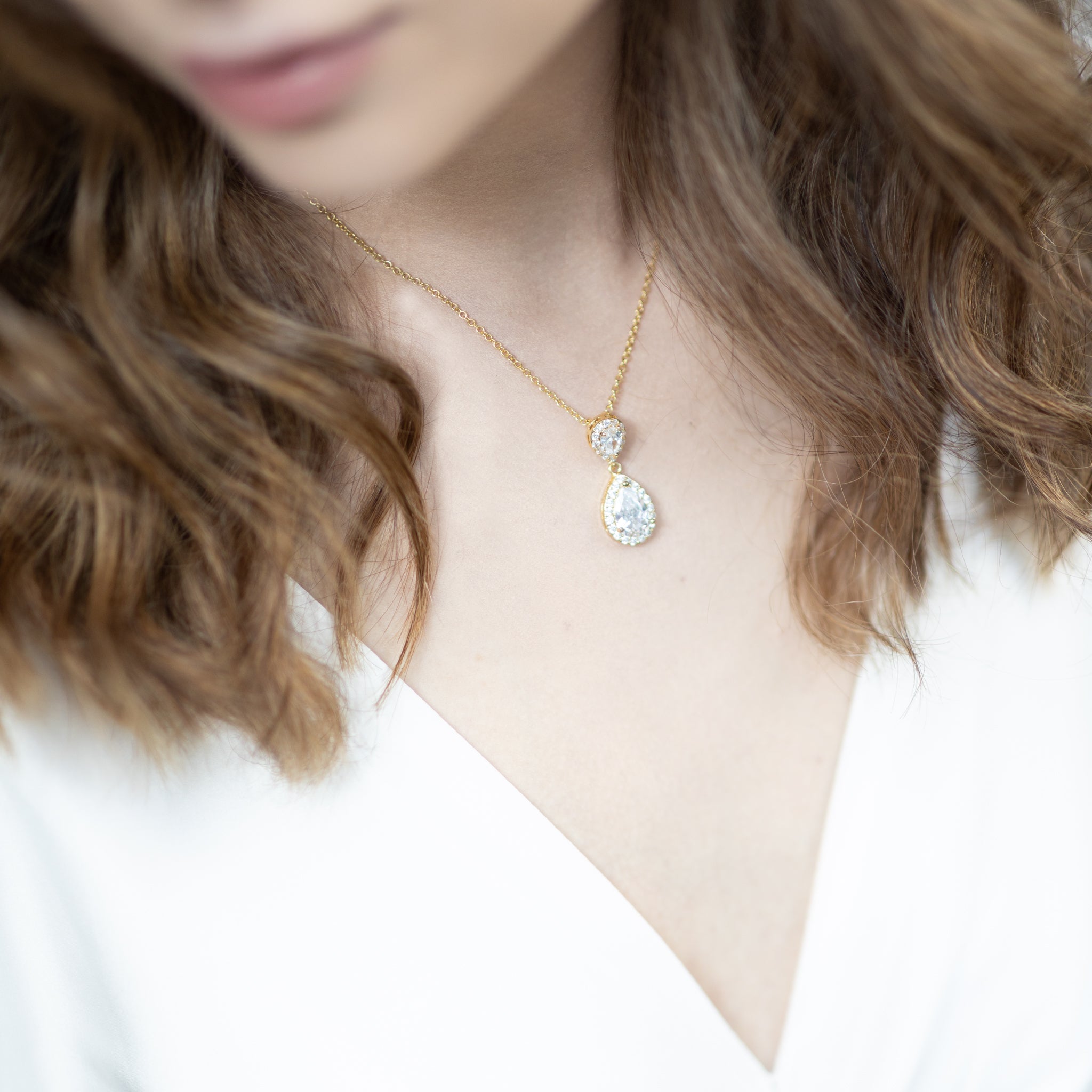 Wedding Pendant Necklace Jules Bridal Jewellery