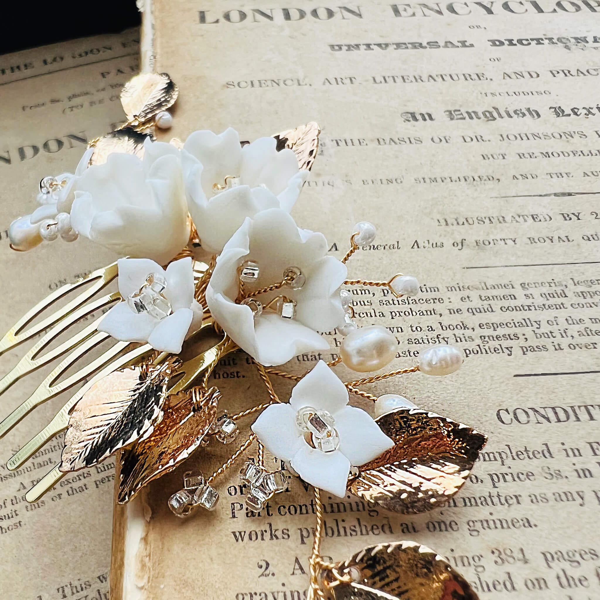 Floral Comb Wedding Jewellery and Hair Accessories