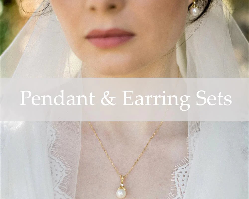 Bridal Pendants and Earring Sets