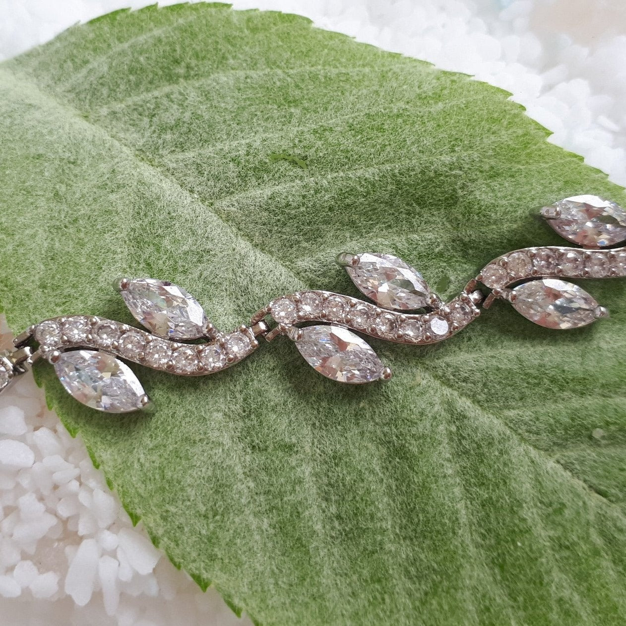 Jules Bridal - Davina, Crystal Silver Bracelet