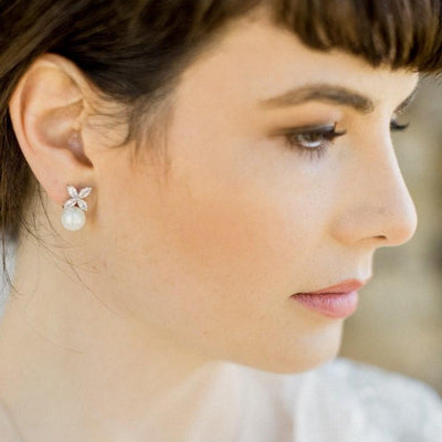 Liliane Pearl & Crystal Pendant & Earrings 3